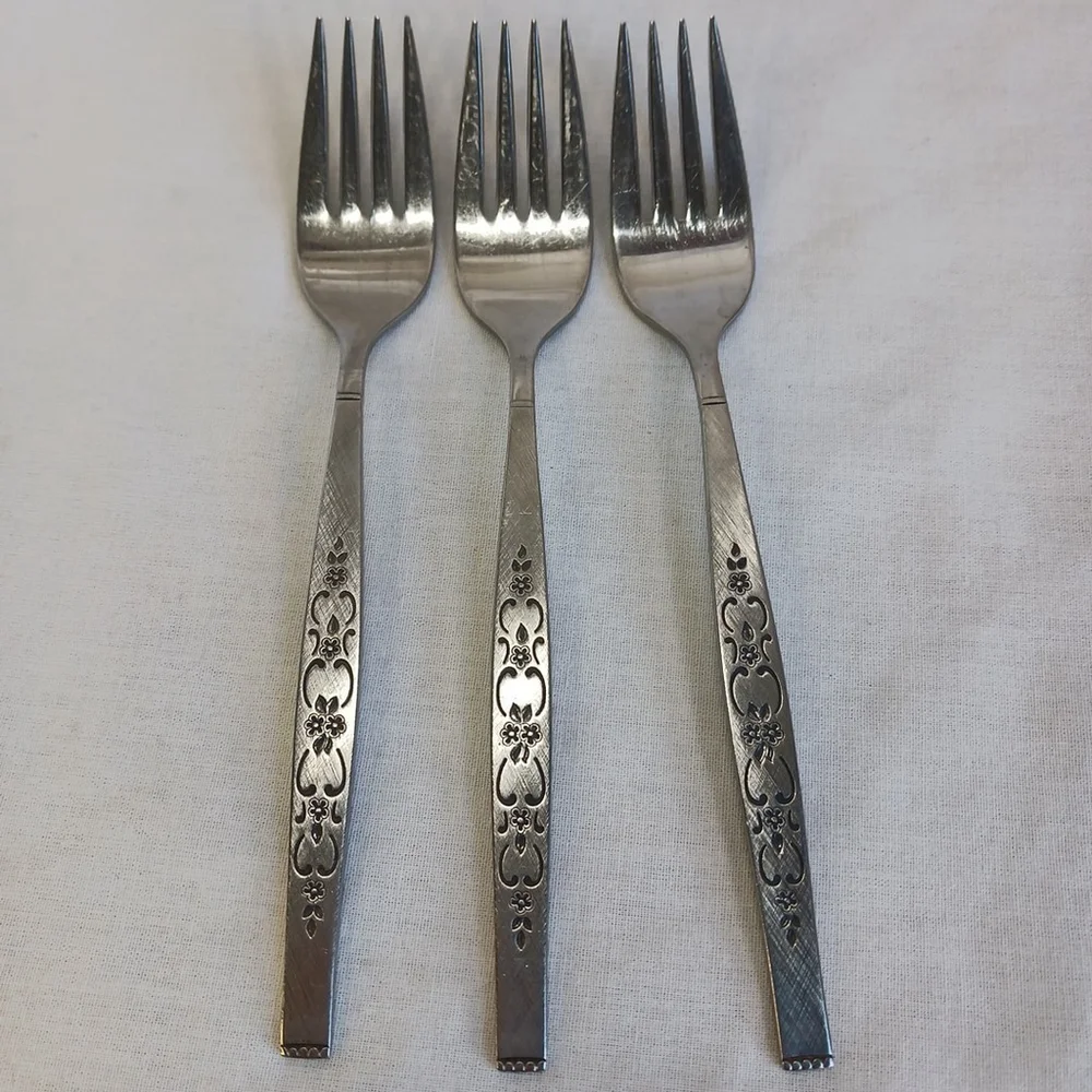 Vintage Spanada Wm A Rogers Oneida Dinner Forks
